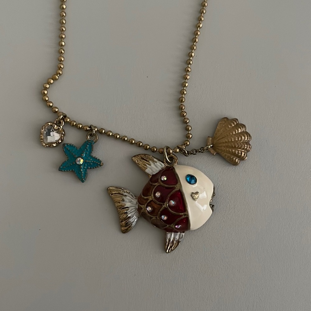 Betsey Johnson Piranha Necklace